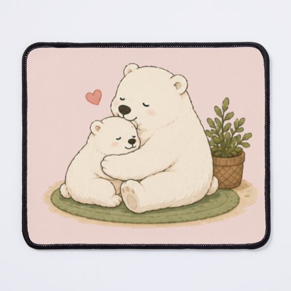 Item preview, Cute Polar Bear Love designed and sold by MellowMunchkins.