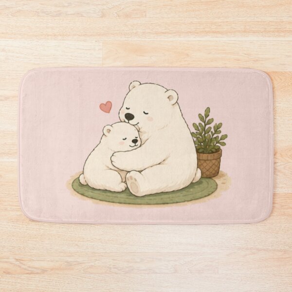 Item preview, Cute Polar Bear Love designed and sold by MellowMunchkins.