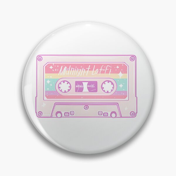 Item preview, Retro Midnight Lo-Fi Cassette Tape Sticker designed and sold by 77Clover.