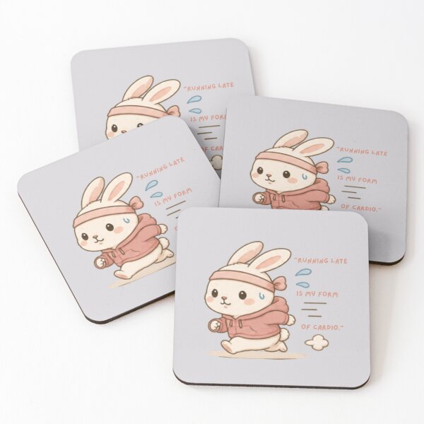 Item preview, Running Late is My Form of Cardio Bunny designed and sold by MellowMunchkins.