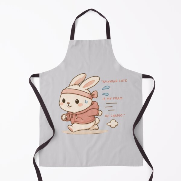 Item preview, Running Late is My Form of Cardio Bunny designed and sold by MellowMunchkins.