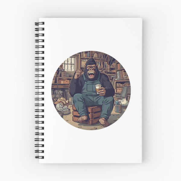 Item preview, Craftsman Gorilla Blue-Collar Coffee Workshop Funny designed and sold by MarrysLifestyle.