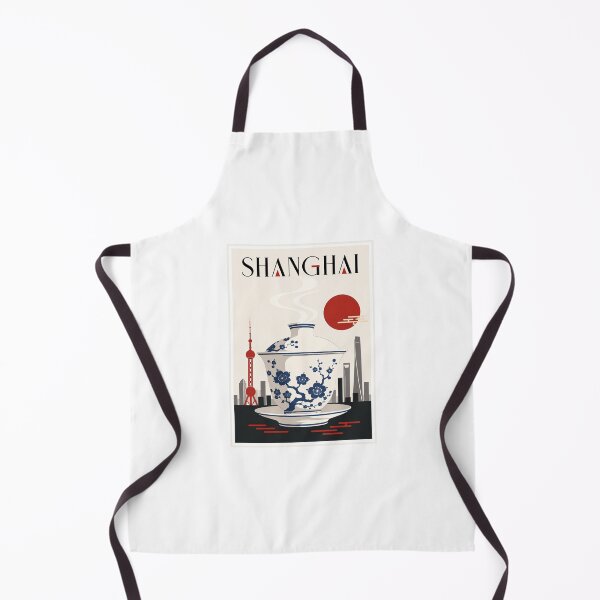 Item preview, Shanghai Gaiwan Tea Travel Poster designed and sold by Beyond Destinations.