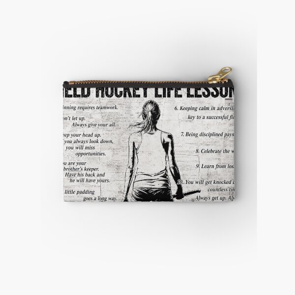 Item preview, Filed Hockey Life Lessons For Girls Birthday, Filed Hockey Life Lessons Poster For Girls Bedroom Bathroom designed and sold by SockaArt1.
