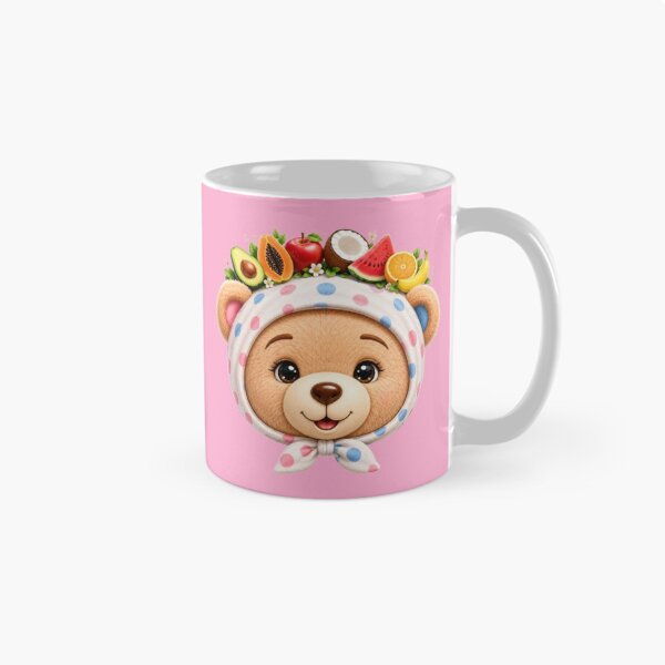 Item preview, Adorable Teddy Bear Surrounded by Fresh Fruits designed and sold by annenambiro.
