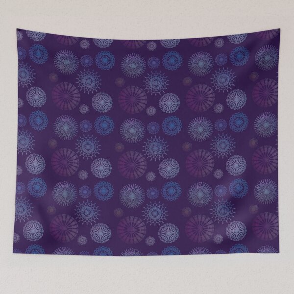 Item preview, Mandala Motifs in Cool Colors  designed and sold by JaygiesDesign.