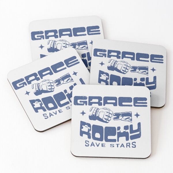 Item preview, Project Hail Mary Grace Rocky Save Stars Movie Poster designed and sold by StaceyOneLove.