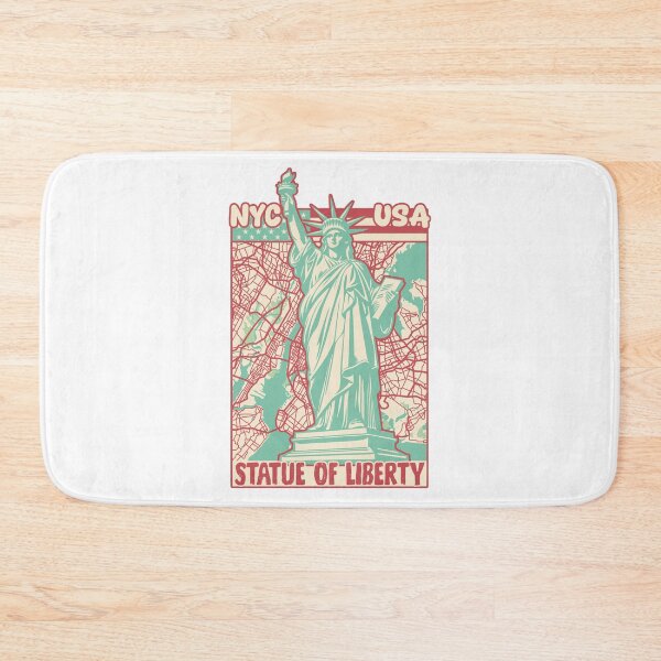 Item preview, Statue Of Liberty New York City Map USA Monument Travel Gift Souvenir designed and sold by MapsByLeo.