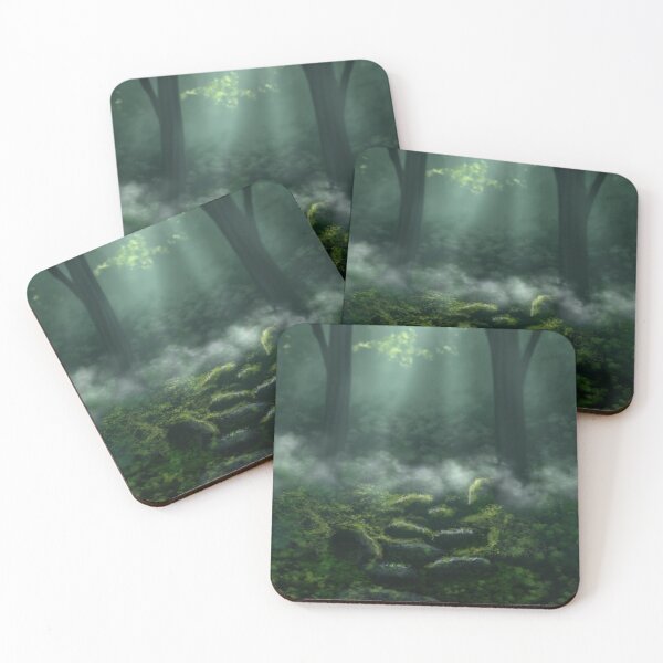 Item preview, Mossy Forest Path designed and sold by tealightnote.