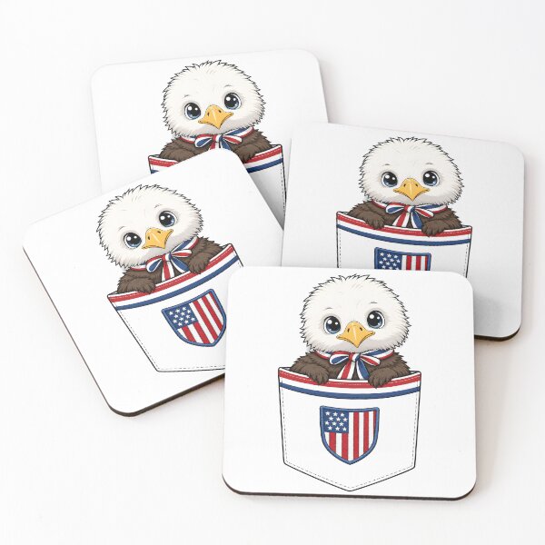 Item preview, Cute Baby Eagle Pocket Pal USA designed and sold by puredevn.