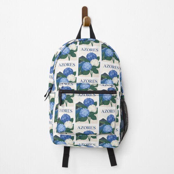 Item preview, Azores Blue Hydrangea Travel Poster designed and sold by Beyond Destinations.