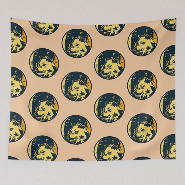 Item preview, Moonlit Wolf Head Graphic | Minimal Wildlife designed and sold by Naershop.