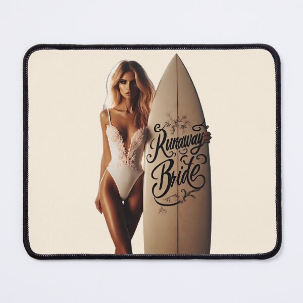 Item preview, Glamour Blonde Swimsuit Surfboard Vacation designed and sold by Voodoo Store Paranormal Collections.