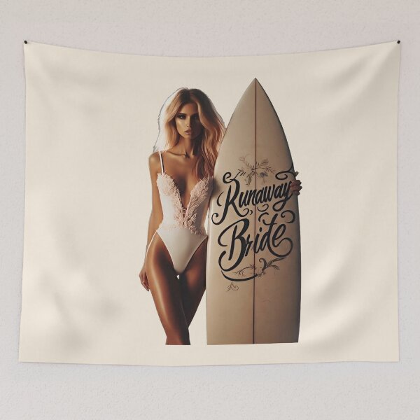 Item preview, Glamour Blonde Swimsuit Surfboard Vacation designed and sold by Voodoo Store Paranormal Collections.