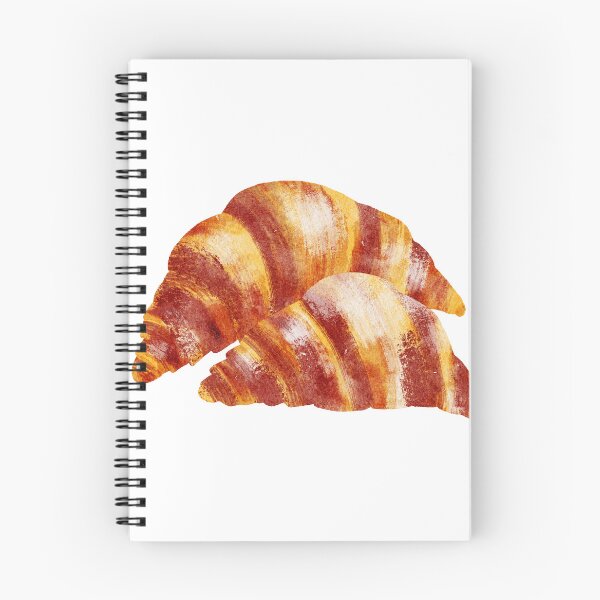 Item preview, Hand drawn watercolor croissant designed and sold by pinkyfish1010.