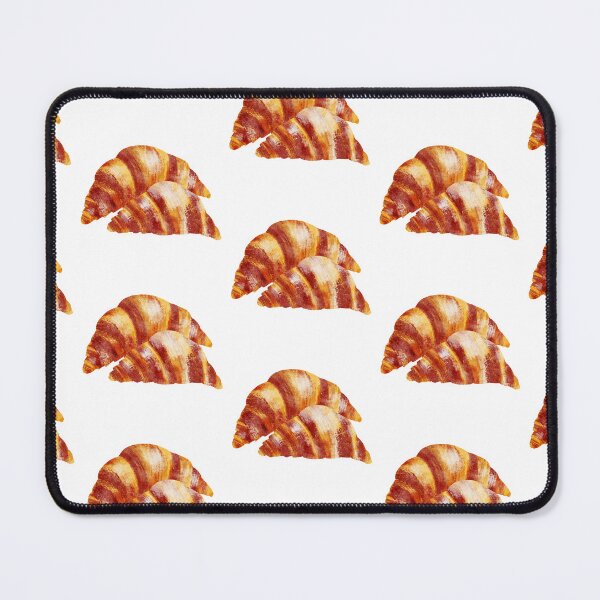 Item preview, Hand drawn watercolor croissant designed and sold by pinkyfish1010.