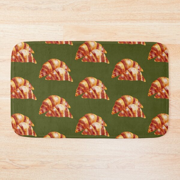 Item preview, Hand drawn watercolor croissant designed and sold by pinkyfish1010.