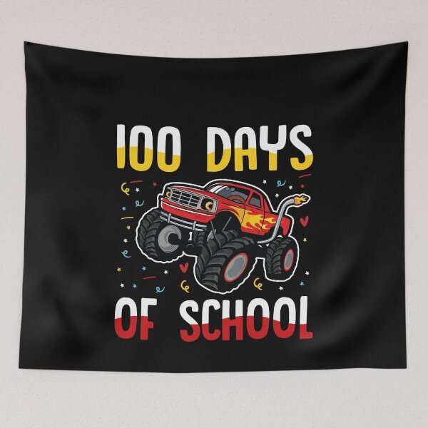 Item preview, 100 Days Of School Monster Truck Student Celebration designed and sold by PopStars1993.