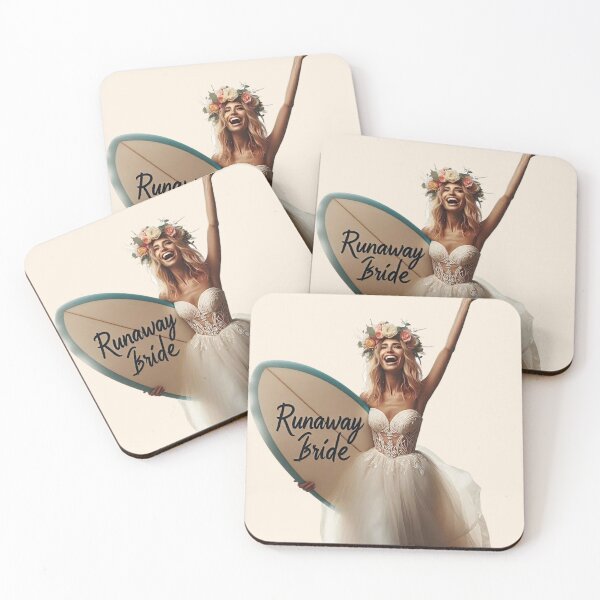 Item preview, Joyful Boho Bride Surfboard Wedding designed and sold by Voodoo Store Paranormal Collections.