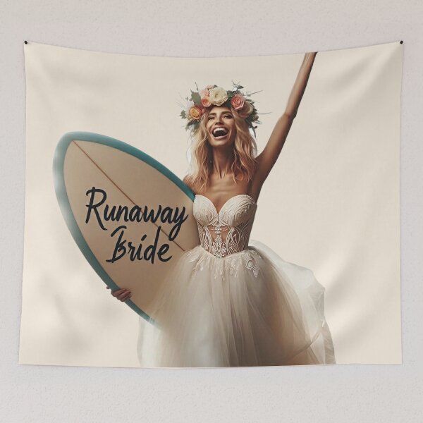 Item preview, Joyful Boho Bride Surfboard Wedding designed and sold by Voodoo Store Paranormal Collections.
