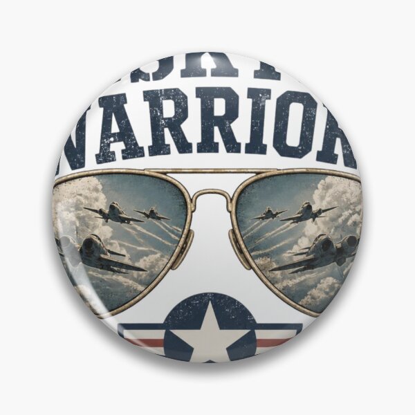 Item preview, Gafas de sol de aviación vintage Sky Warriors, avión militar, piloto de caza retro designed and sold by redblink store.