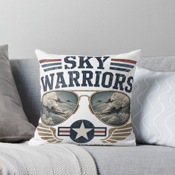 Item preview, Sky Warriors Vintage Aviation Sunglasses Military Aircraft Retro Fighter Pilot designed and sold by redblink store.