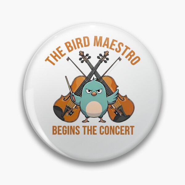 Item preview, Funny Angry Bird Violin Pun = Violin Quotes designed and sold by Art-Arcade6.