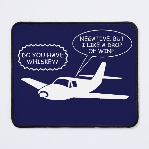 Item preview, Funny Air Traffic Control to Pilot, "Do you have Whiskey?" designed and sold by True Challenge.