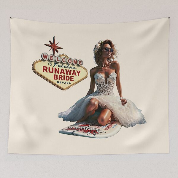 Item preview, Las Vegas Vintage Bride Surfboard designed and sold by Voodoo Store Paranormal Collections.
