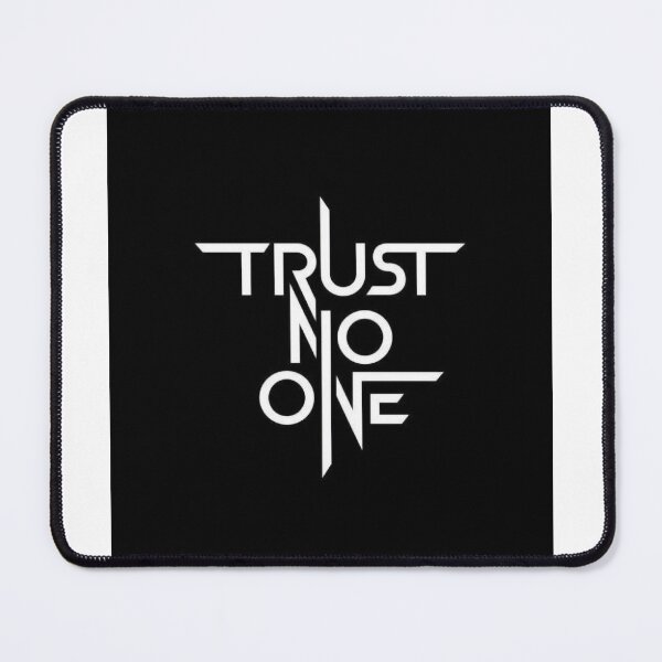 Item preview, Trust No One Minimalist Bold Typography Text Art designed and sold by Hey! your search is end here.