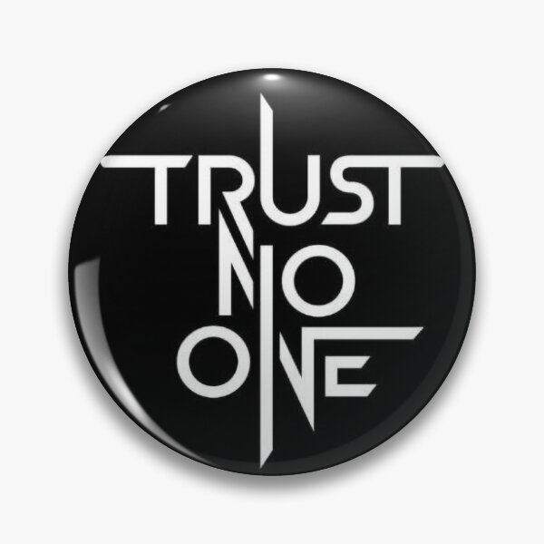 Item preview, Trust No One Minimalist Bold Typography Text Art designed and sold by Hey! your search is end here.