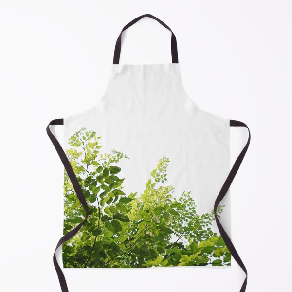 Item preview, Green leaves on white background designed and sold by kkdesign2527.