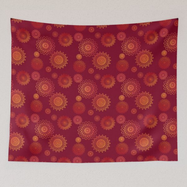 Item preview, Mandala Motifs in Warm Colors  designed and sold by JaygiesDesign.