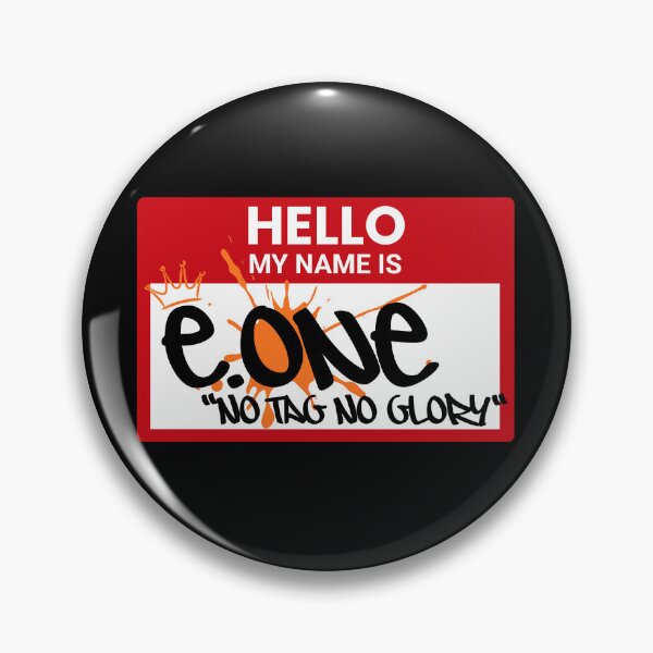 Item preview, Hello My Name Is e.one — Graffiti Tag, Night version. designed and sold by ENDTOENDSTORE.