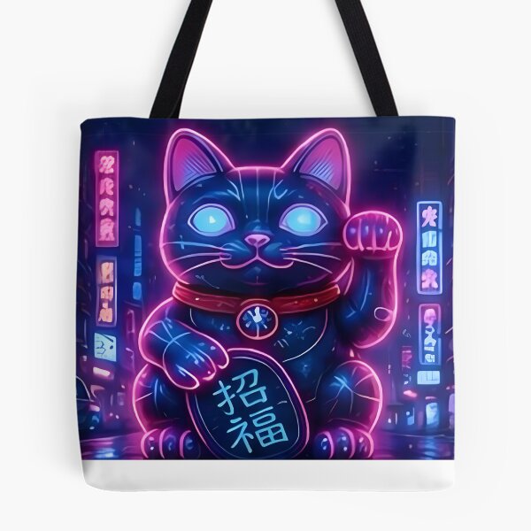 Item preview, Neon Maneki Neko designed and sold by kocha-014.