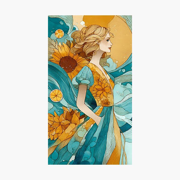 Item preview, Sunflower Field Serenade Dream designed and sold by jo-e-basta.