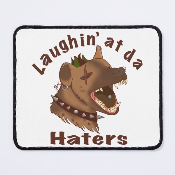 Item preview, Laughin At Da Haters Funny Hyena Meme Art designed and sold by Dresdendesign.