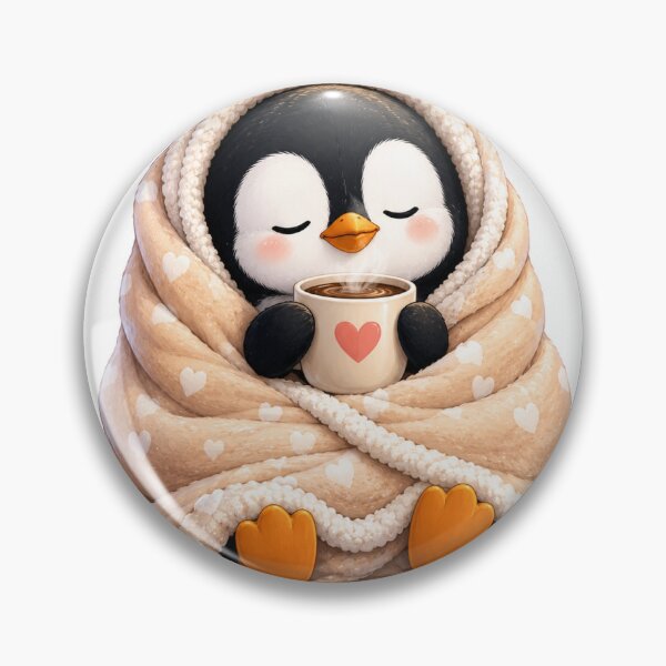 Item preview, Sleepy Penguin Burrito designed and sold by QuirkNest Studio .