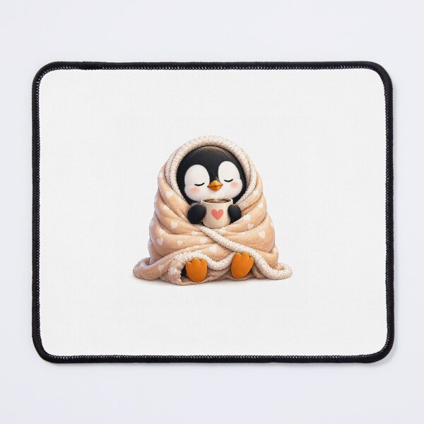 Item preview, Sleepy Penguin Burrito designed and sold by QuirkNest Studio .