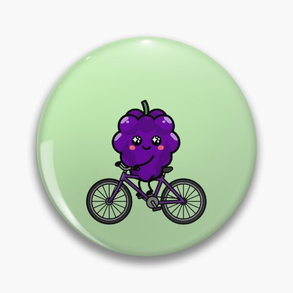 Item preview, Happy Grape on a Bicycle designed and sold by jo-e-basta.