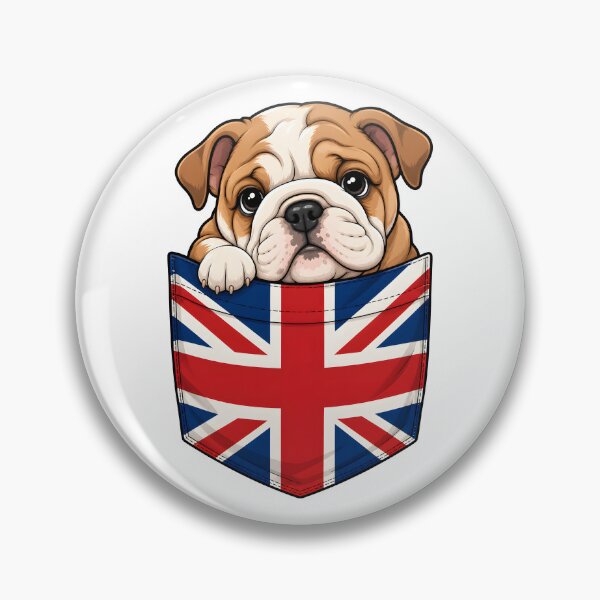 Item preview, Cute Bulldog Pocket Friend UK designed and sold by puredevn.