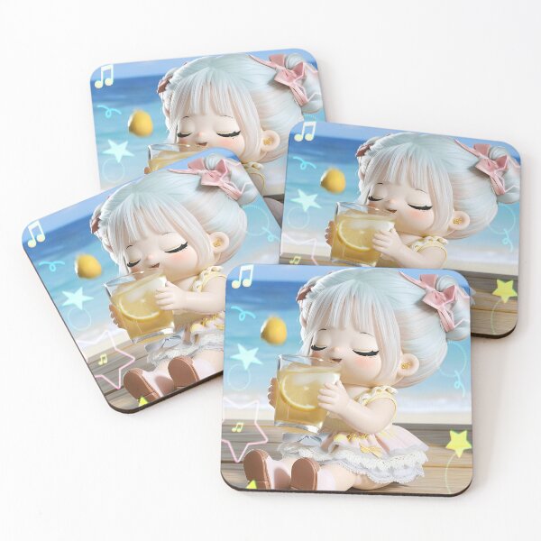 Item preview, Sweet Summer Lemon Tea Chibi Doll designed and sold by Nicole_83.