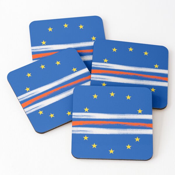 Aperçu de l'œuvre Drapeau du Cap-Vert créée et vendue par CVTubarõesshop.