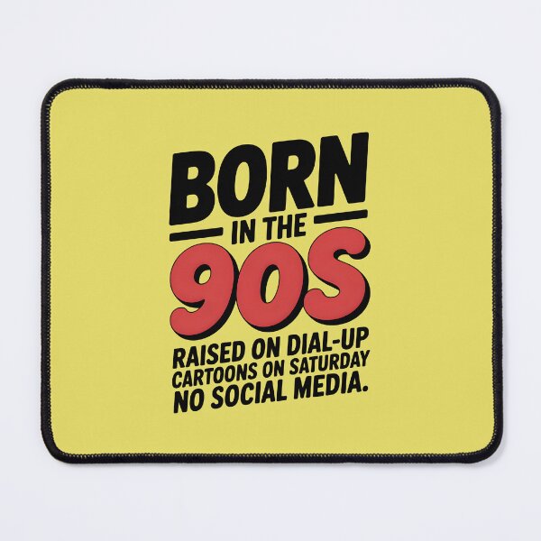 Item preview, Born In The 90s Raised On Dial Up Nostalgia Quote designed and sold by Enea Kelo.