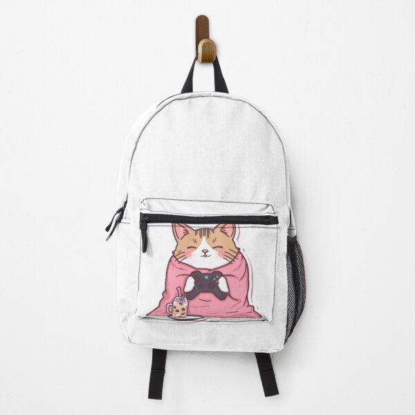 Item preview, Cozy Gamer Cat Sticker designed and sold by Stylestickers55.