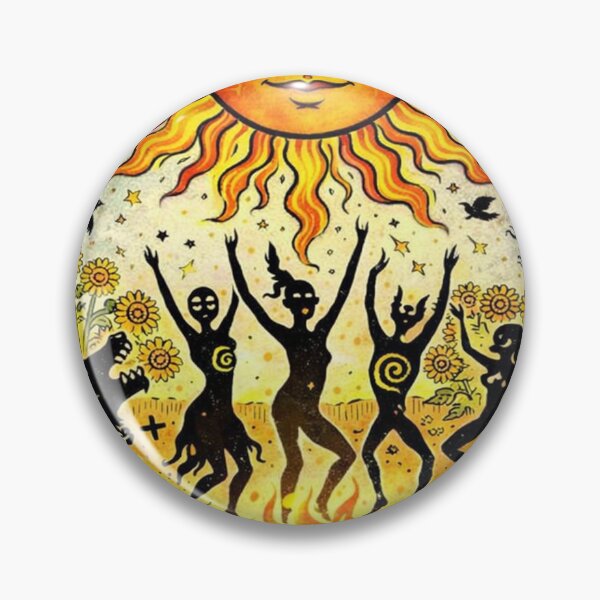 Item preview, The Sun Tarot Card XIX Occult Witchcraft Illustration designed and sold by francous03.