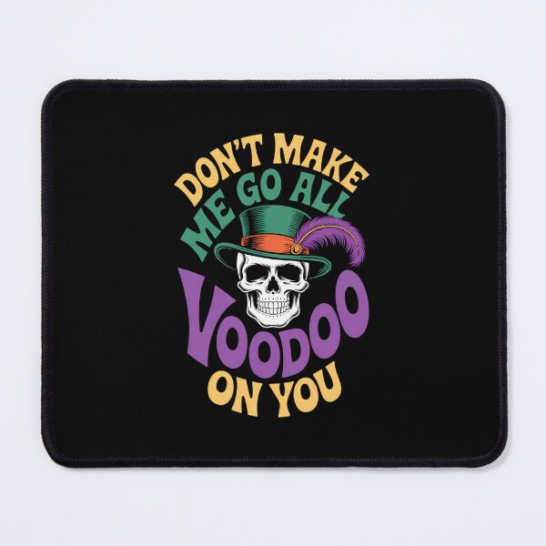 Item preview, Voodoo Quote - Witch Doctor Skull Mardi Gras Festival designed and sold by SapfireStuArt.