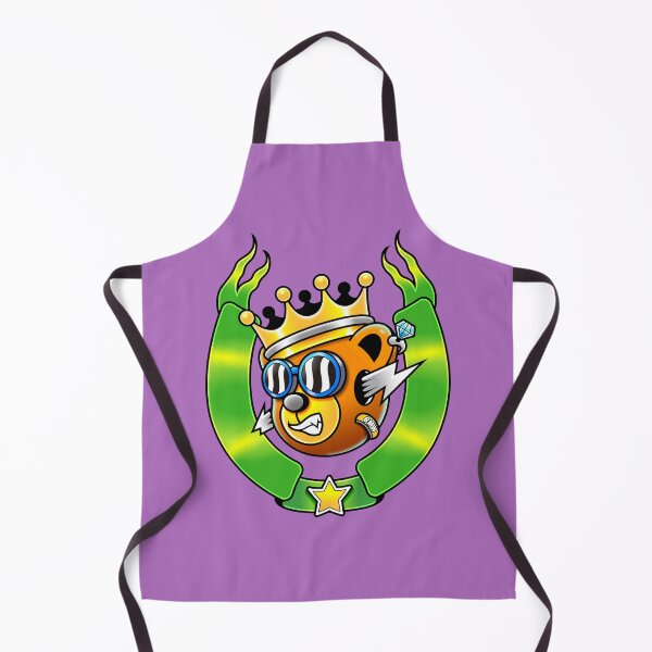 Item preview, Cool Cartoon King Bear Badge Illustration designed and sold by Lexkon Liu's art.