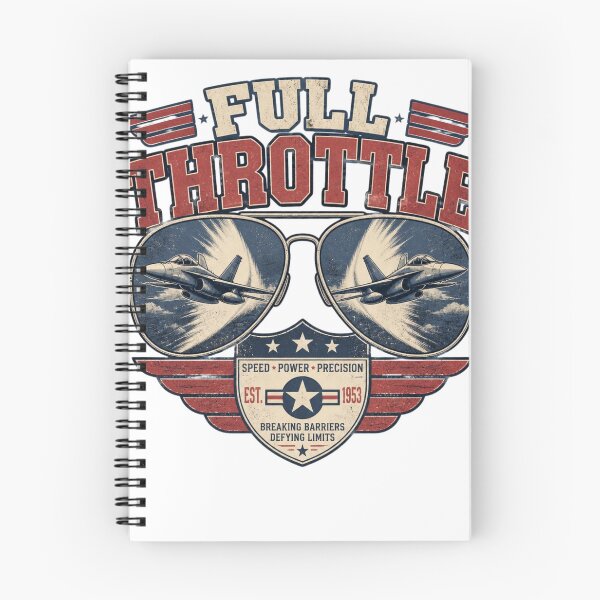 Item preview, Full Throttle Fighter Jets Aviator Sunglasses Vintage Military Aviation Est 1953 designed and sold by redblink store.