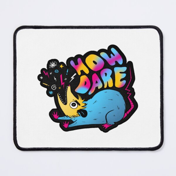 Item preview, How Dare Funny Possum Quirky Animal Meme Art designed and sold by Nicolealtdesign.